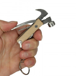 Cadeau original : le mini marteau porte-clés 7 en 1 Kikkerland