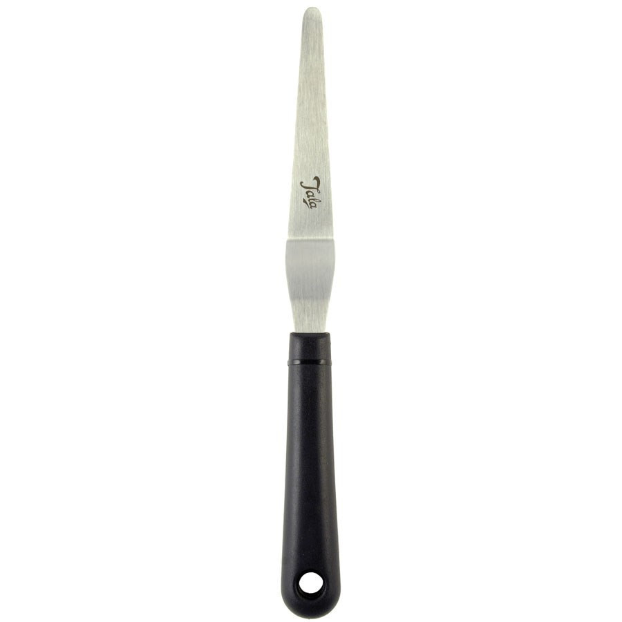 Mini spatule Fkofficium coudé en inox - lame arrondie - Lame (cm) 9 cm -  Pâtisserie - Parlapapa