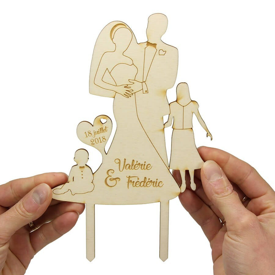 Cake topper -Lapin- personnalisable