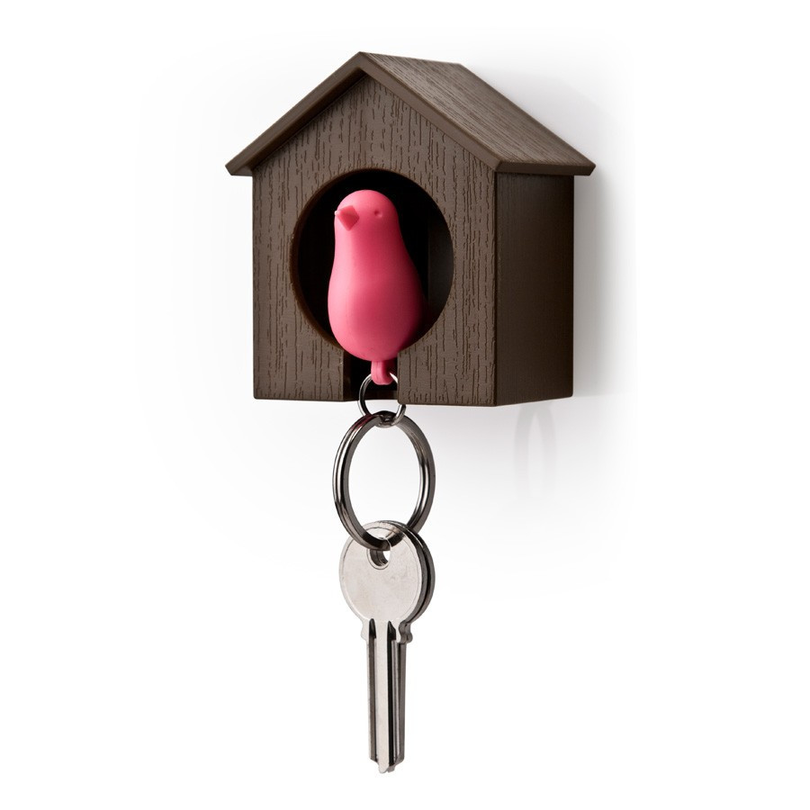 Cabane range-clés et porte-clés oiseau oiseau blanc accroche clé clef porte  clef - Gadget - Achat & prix