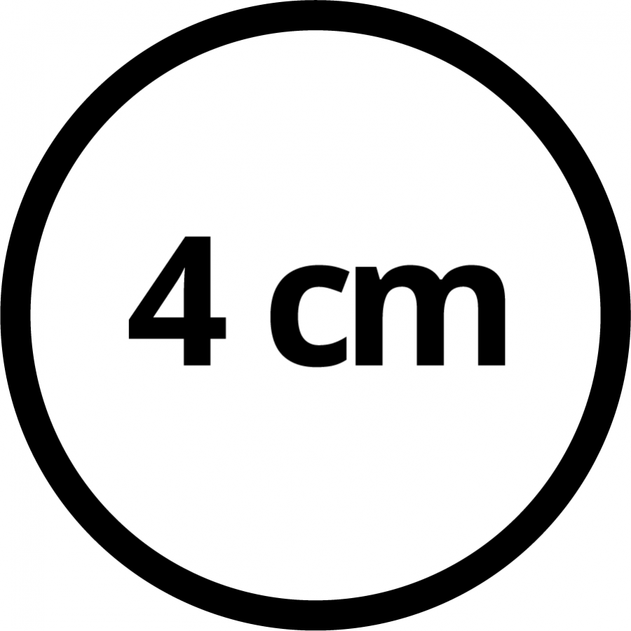 Rond 4 cm