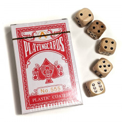 Coffret de jeux de cartes personnalisé