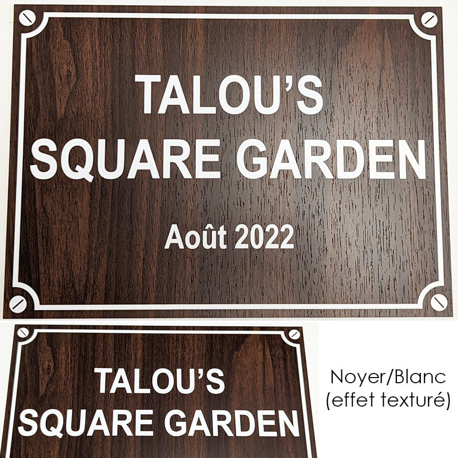 Plaque De Rue Personnalisée Humour Ok Extérieur 20x15 Cm 