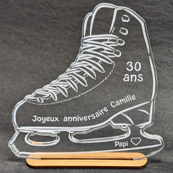 Trophée Patin à glace artistique personnalisable