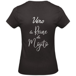 T-shirt femme humour à personnaliser La reine