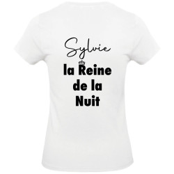 T-shirt femme humour à personnaliser La reine