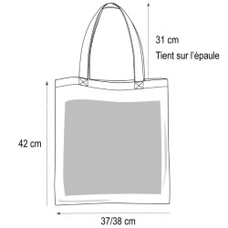 Tote bag à personnaliser Liste de courses